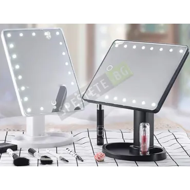 Настолно LED огледало