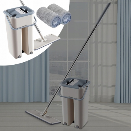 Wiadro-i-mop-plaski-Pronett-MOP-DWUKOMOROWY-33-cm-13109530986