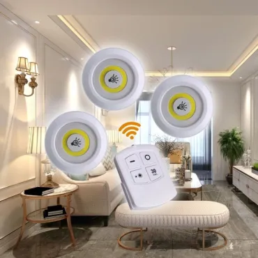 LED осветление с дистанционно 3 бр. - LED light
