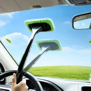 Четка за почистване на стъкла с микрофибърна кърпа - WindshieldWonder