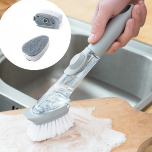 Четка за миене на съдове с дозатор - Cleaner Pro