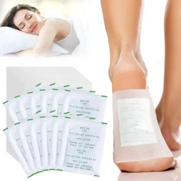 Турмалинови детокс лепенки/пластири за крака 10бр в опаковка - DetoxPatch