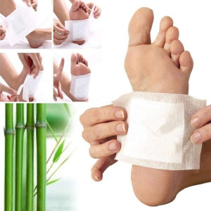Турмалинови детокс лепенки/пластири за крака 10бр в опаковка - DetoxPatch
