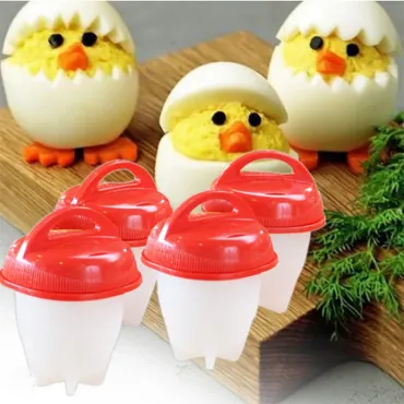 Силиконови форми за варени яйца 6 броя - EggBoil