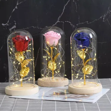 Светеща вечна роза в стъкленица - EternalRose