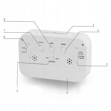 BUDZIK-ZEGAR-ELEKTRONICZNY-TERMOMETR-ZEGARY-LED-10671238321