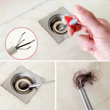 Метална щипка, уред за отпушване на мивки и канали - MetalClip
