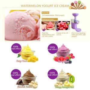 Домашна машина за плодов сладолед - Fruit yogurt machine
