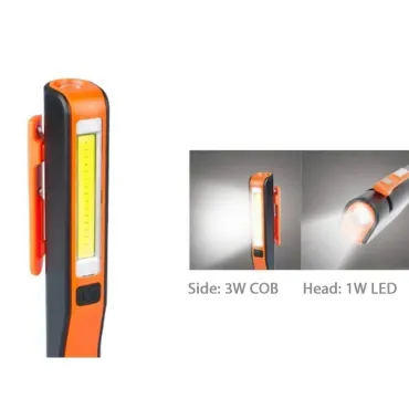 Акумулаторно фенерче COB + LED с магнитен държач - Reachargeable COB Work Light
