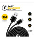USB кабел за зареждане и прехвърляне на данни IOS 2м - ChargingCable S50