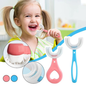U образна силиконова четка за зъби за деца - Children toothbrush
