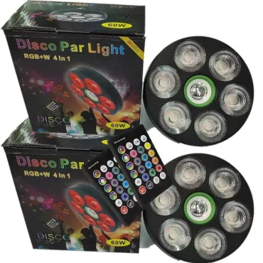 LED RGB диско лампа с фасунга 4 в 1 - DiscoBulbLamp