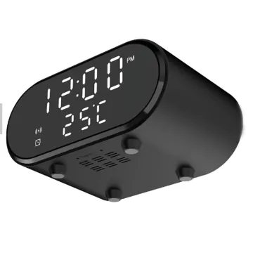 LED часовник/Безжично зарядно устройство - LEDClock