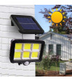 LED прожектор със соларен панел - Searchlight BK-128