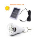 LED лампа с подвижен соларен панел - CampingLamp