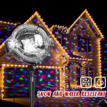 LED лазерен прожектор Снеговалеж - ChristmasSnowfall
