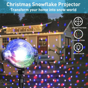 LED лазерен прожектор Снеговалеж - ChristmasSnowfall