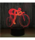 3D LED нощна лампа в три варианта Мече, Сърце и Китара - 3DLamp
