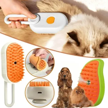 Четка за домашни любимци с пара - ElectricPetBrush