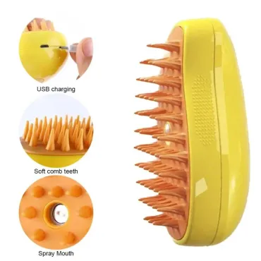 Четка за домашни любимци с пара - ElectricPetBrush