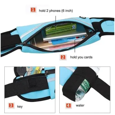 Чанта за кръста, водоустойчива многофункционална чанта - UrbanFlex Waist Bag