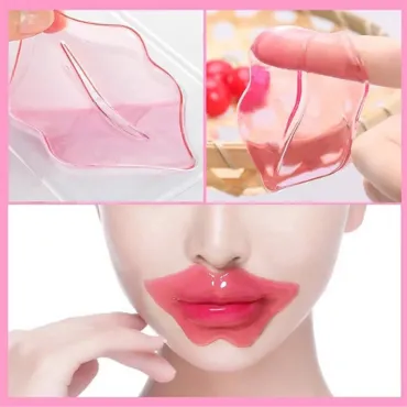 Хидратираща маска за устни с колаген и аромат на череша - LipMask