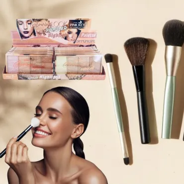 Хайлайтър за лице, палитра от 4 невероятни цвята - FaceHighlighter