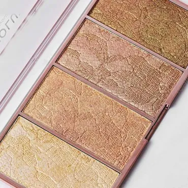 Хайлайтър за лице, палитра от 4 невероятни цвята - FaceHighlighter
