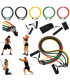 Тренировъчни ластици за спорт и фитнес, Комплект от 11 части - TrainingЕlastics