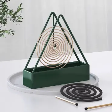 Метална стойка за спирали против комари, държач за антикомарни спирали - Mosquito Coil Holder