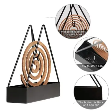 Метална стойка за спирали против комари, държач за антикомарни спирали - Mosquito Coil Holder