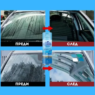 Спрей против дъжд за стъкла, водоотблъскващ препарат за автомобил - Glass Rainproof Agent