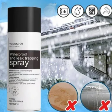 Спрей за хидроизолация и ремонт на течове, водоустойчив уплътнител - LeakRepairSpray