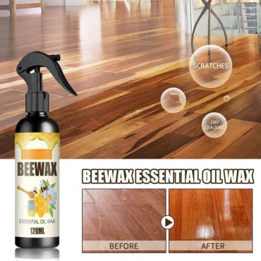 Спрей за полиране и почистване на дърво с пчелен восък - BeeOilWax