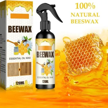 Спрей за полиране и почистване на дърво с пчелен восък - BeeOilWax