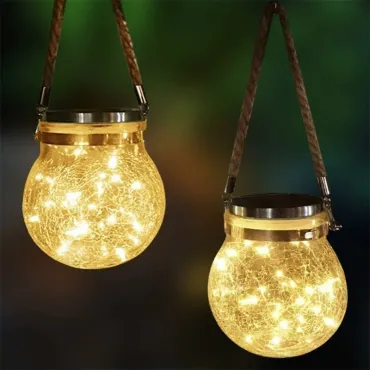 Соларна стъклена декоративна лампа - Glasslamps