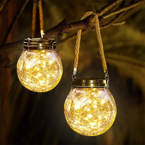 Соларна стъклена декоративна лампа - Glasslamps