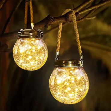 Соларна стъклена декоративна лампа - Glasslamps
