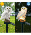Соларна лампа за градина Сова - Сolar lamp Owl