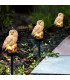 Соларна лампа за градина Сова - Сolar lamp Owl
