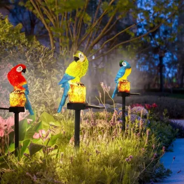 Соларна лампа за градина Папагал - Solar lamp Parrot