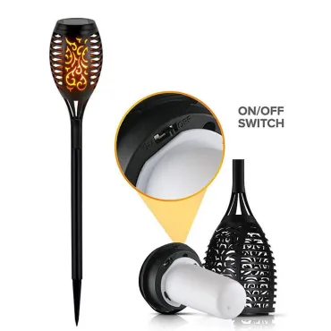 Соларен градински фенер - Solar Flame LED Light XF-6017