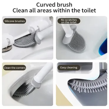 Силиконова четка за тоалетна с гъвкава глава - ToiletBrush