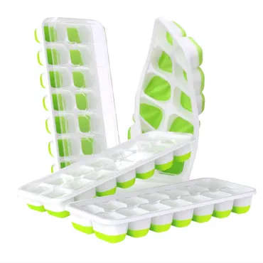 Силиконова форма за кубчета лед, устойчив на разливане капак - IceCubeTray