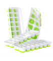 Силиконова форма за кубчета лед, устойчив на разливане капак - IceCubeTray