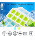 Силиконова форма за кубчета лед, устойчив на разливане капак - IceCubeTray