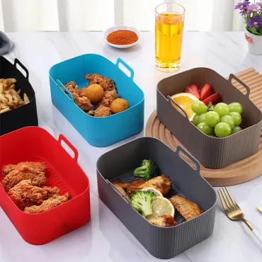 Силиконова подложка, тавичка за еър фрайър - SiliconePan Air fryer