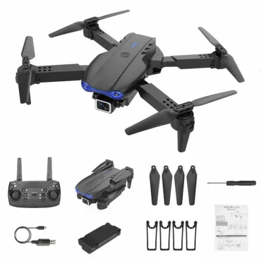 Сгъваем мини дрон Е88 с 4К камера и чанта - Mini drone E88