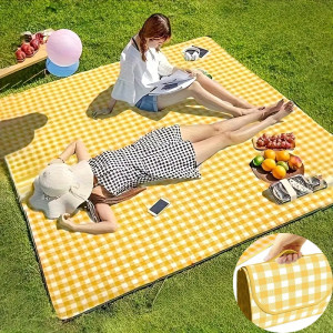 Сгъваемо одеяло за пикник, водоустойчива постелка за плаж, къмпинг и излети - Picnic Blanket