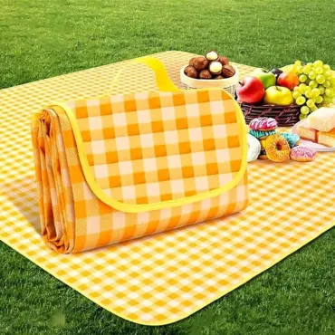 Сгъваемо одеяло за пикник, водоустойчива постелка за плаж, къмпинг и излети - Picnic Blanket